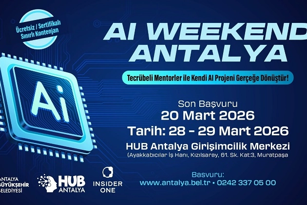 Antalya Büyükşehir Belediyesi ve Insider One iş birliğiyle düzenlenen "AI