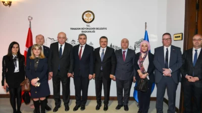 Trabzon Büyükşehir Belediye Başkanı Ahmet Metin Genç, Gürcistan’ın Ankara Büyükelçisi