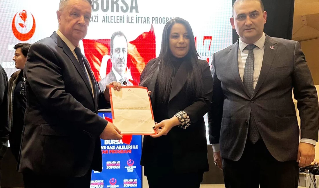 Büyük Birlik Partisi (BBP) Genel Merkezi'nce Mudanya İlçe Başkanlığı'na Melek
