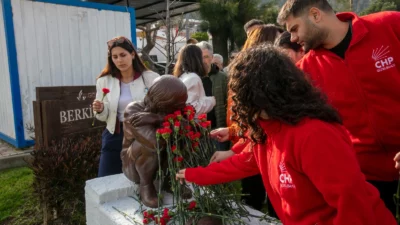 Berkin Elvan, ölümünün 12. yıl dönümünde Güzelbahçe’de bulunan Berkin Elvan
