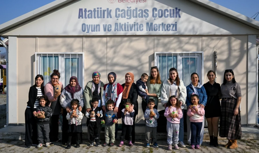 Bornova Belediyesi Çocuk Oyun ve Aktivite Merkezleri’nde düzenlenen Çim Adam