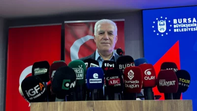 Bursa Büyükşehir Belediye Başkanı Mustafa Bozbey, Şubat ayı değerlendirme toplantısında