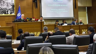 Bursa Büyükşehir Belediyesi'nin Mart ayı olağan meclis toplantısının ikinci oturumunda,