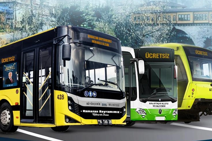 Bursa Büyükşehir Belediyesi, Ramazan Bayramı’nda vatandaşların rahat ve huzurlu bir