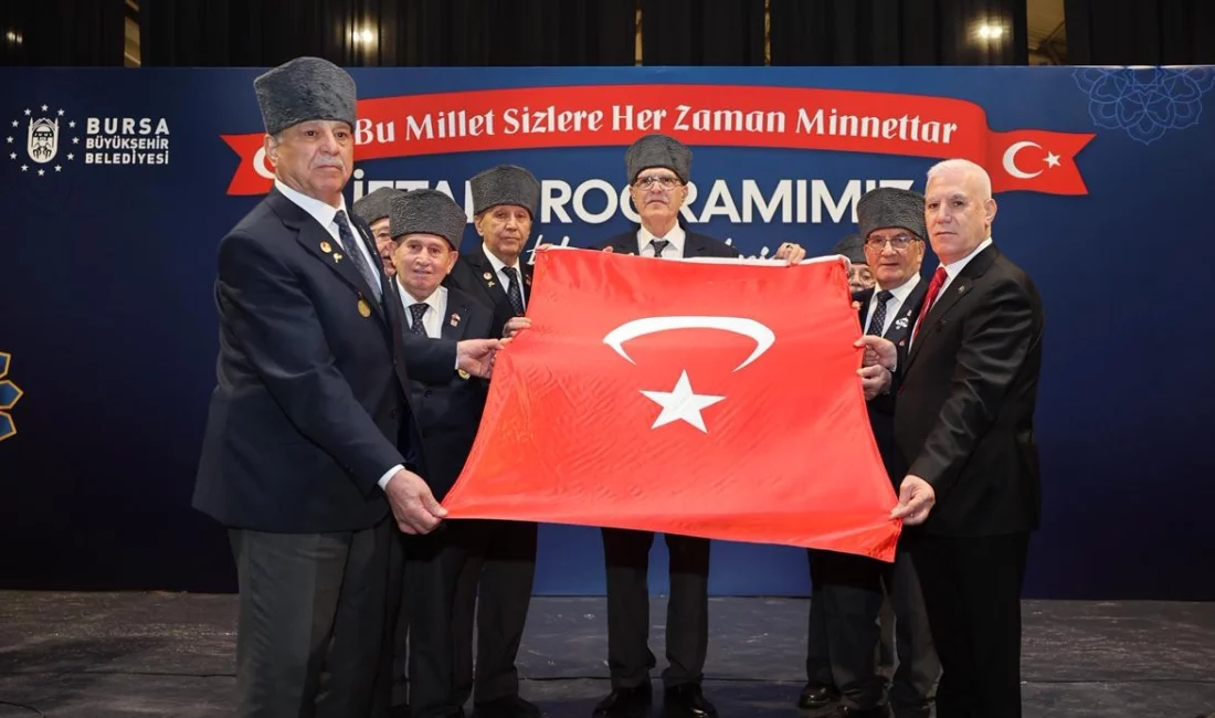 Bursa Büyükşehir Belediyesi tarafından düzenlenen iftar programında şehit aileleri ve