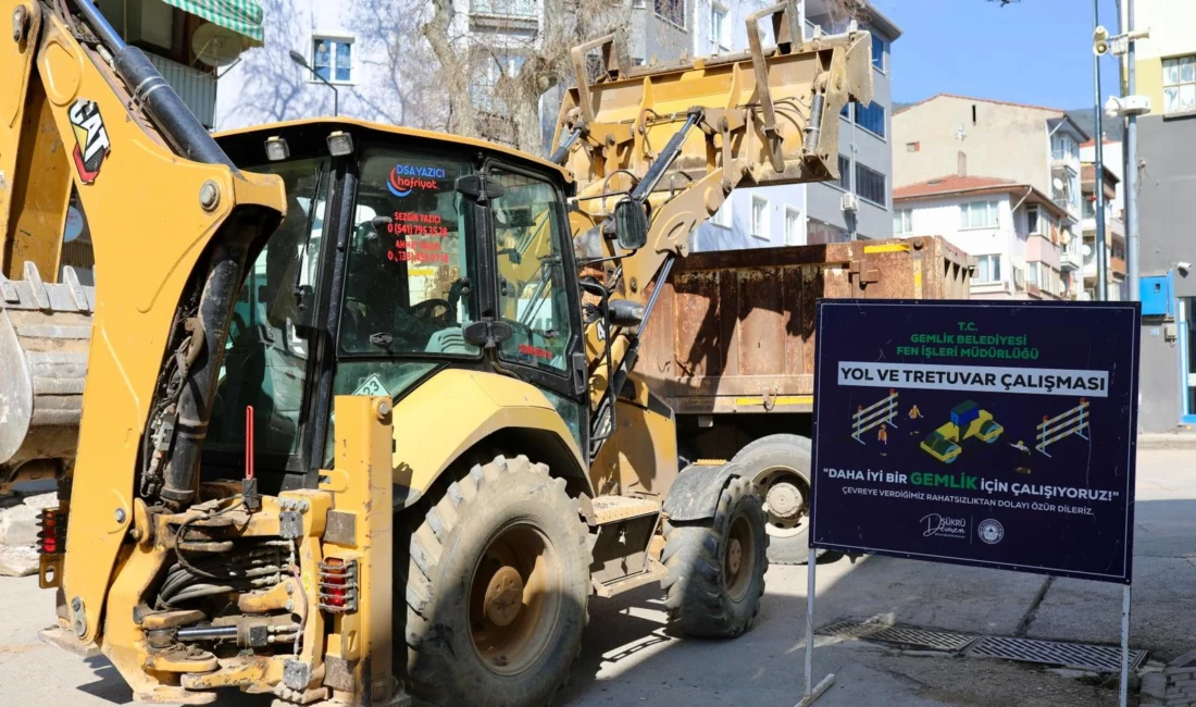 Bursa'da Gemlik Belediyesi, kent genelinde sürdürdüğü ulaşım ve çevre düzenleme