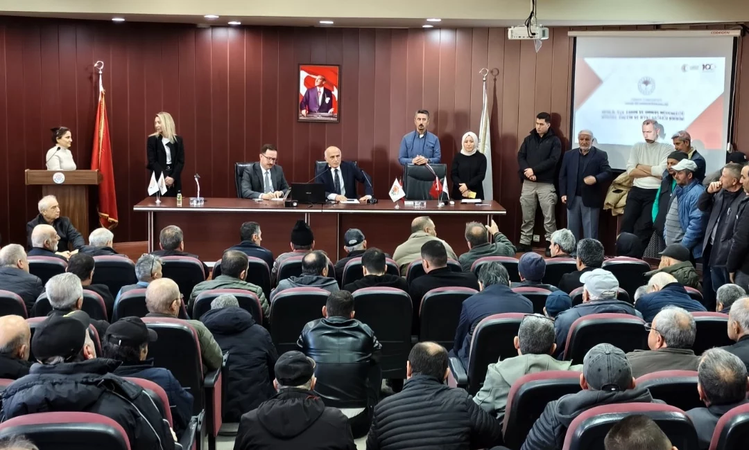 Bursa'da Gemlik İlçe Tarım ve Orman Müdürlüğü tarafından düzenlenen eğitim