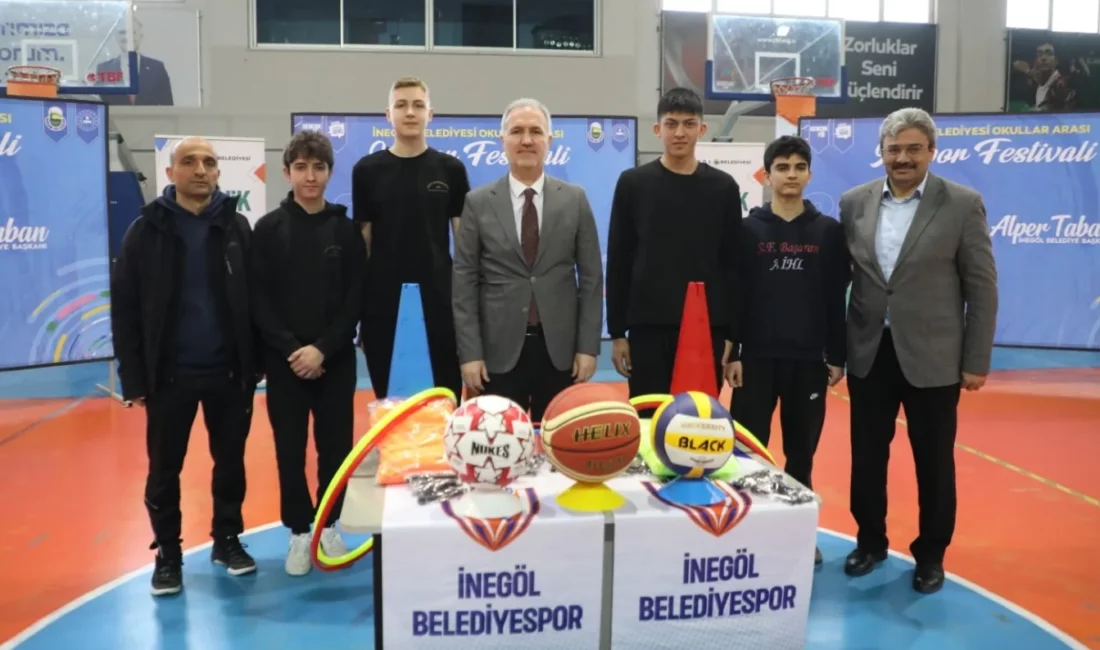 Bursa İnegöl Belediyesi, 9. Okullar Arası Spor Festivaline katılan 80