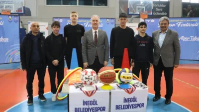 Bursa İnegöl Belediyesi, 9. Okullar Arası Spor Festivaline katılan 80