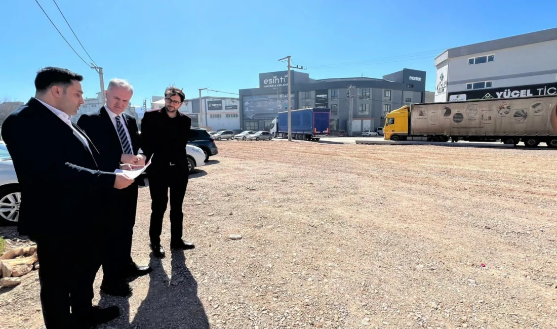 Bursa'da İnegöl Belediyesi, sanayi bölgesinde parklanma sorununa çözüm olacak yeni