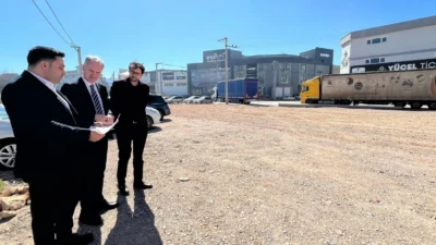 Bursa'da İnegöl Belediyesi, sanayi bölgesinde parklanma sorununa çözüm olacak yeni