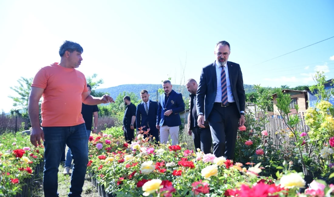Bursa Kestel Belediyesi, ilçede faaliyet gösteren süs bitkileri üreticilerine yönelik
