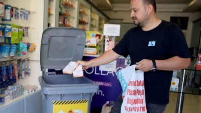 1995 yılından bu yana ilçede atık yönetimi ve geri kazanım