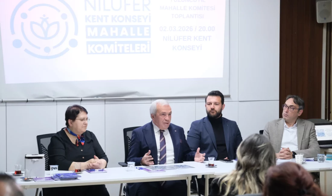 Nilüfer Belediye Başkanı Şadi Özdemir, Yüzüncüyıl Mahallesi’nde hayata geçirilmesi planlanan