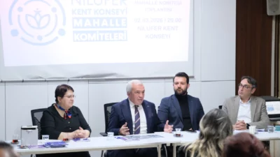 Nilüfer Belediye Başkanı Şadi Özdemir, Yüzüncüyıl Mahallesi’nde hayata geçirilmesi planlanan