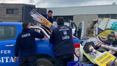 Bursa Nilüfer Belediyesi zabıta ekipleri, Görükle, Beşevler, 29 Ekim Mahallelerinde