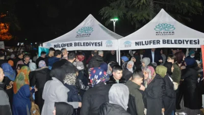 Nilüfer Belediyesi, Ramazan ayının yardımlaşma ve dayanışma ruhunu Kadir Gecesi’nde