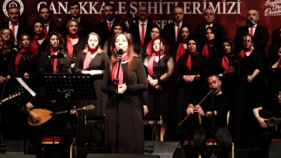 Bursa'da Yıldırım Belediyesi, 18 Mart Çanakkale Zaferi anısına Barış Manço