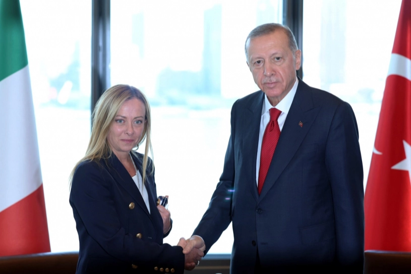 Cumhurbaşkanı Recep Tayyip Erdoğan, İtalya Başbakanı Giorgia Meloni ile telefon