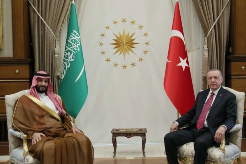 Cumhurbaşkanı Recep Tayyip Erdoğan, Suudi Arabistan Veliaht Prensi Muhammed bin