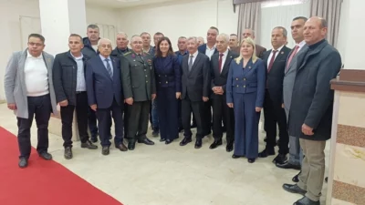 Edirne'nin Keşan ilçesinde bayramlaşma önceki gün gerçekleştirildi.