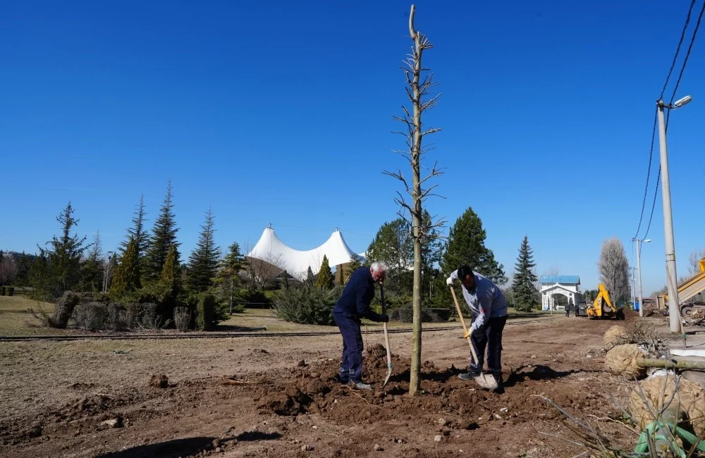 Eskişehir Büyükşehir Belediyesi, Sazova Bilim Kültür ve Sanat Parkı’nda doğayla