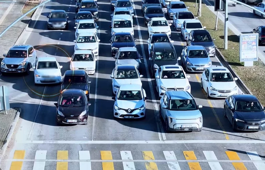 Gaziantep’te trafik denetimleri kapsamında son 10 gün içinde hatalı şerit