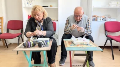 Gaziantep’teki Aktif Yaşam Merkezi’nde sınıf arkadaşı olarak tanışan çift, burada