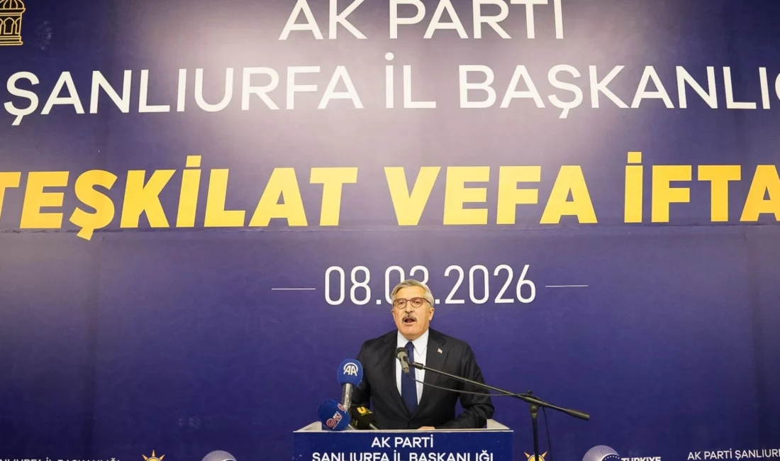 AK Parti Genel Başkan Yardımcısı Hüseyin Yayman, Şanlıurfa'da konuştu. Yayman,
