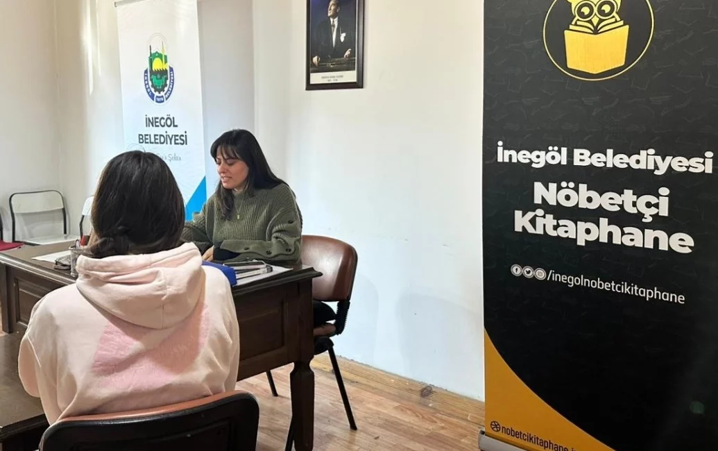Bursa'da İnegöl Belediyesi tarafından öğrencilere yönelik hayata geçirilen “Akademik Rehberlik