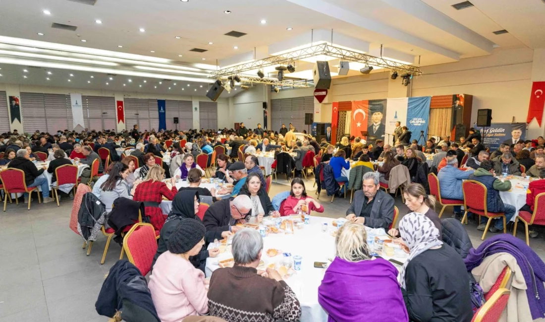 İzmir Büyükşehir Belediyesi, ramazan ayının onuncu gününde bereketli sofraları bu