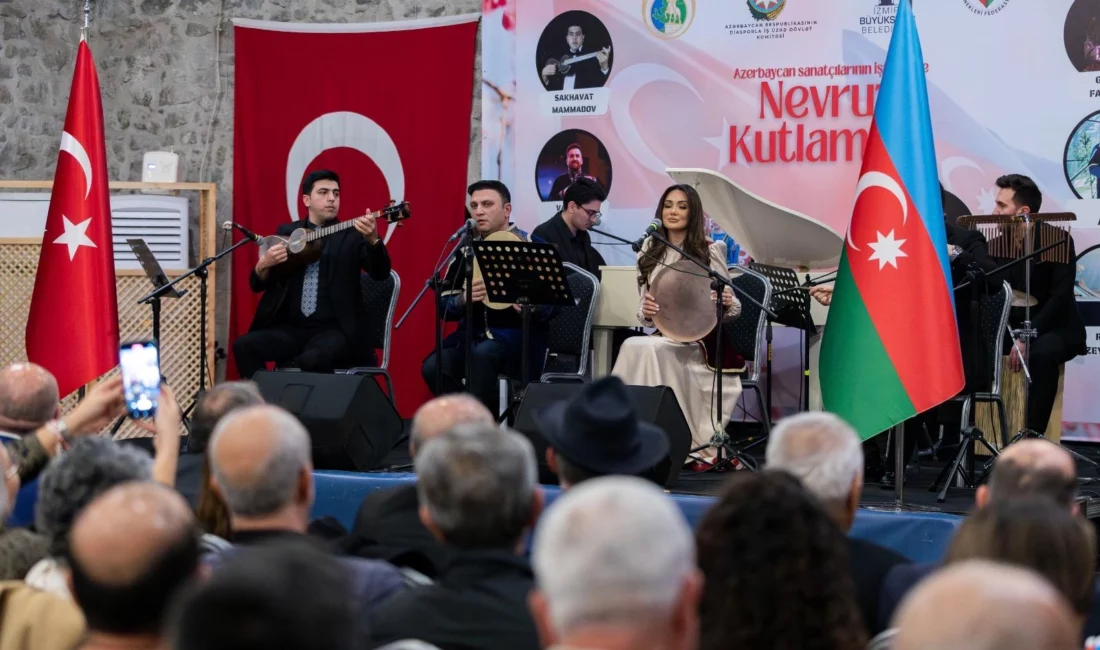 Türk dünyasında baharın müjdecisi kabul edilen Nevruz İzmir’de Azerbaycanlı sanatçıların