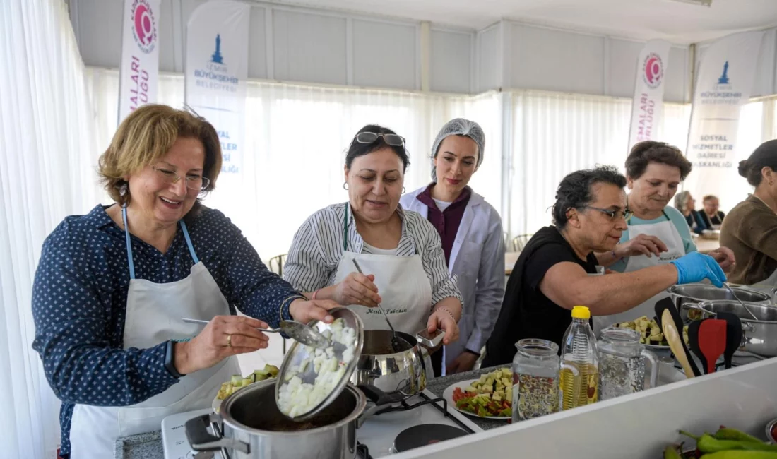 İzmir Büyükşehir Belediyesi, kadınların bir araya gelerek sağlıklı ve ekonomik