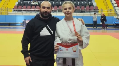 Karaman'da düzenlenen Okul Sporları Yıldızlar Judo Türkiye Birinciliği başladı. 55