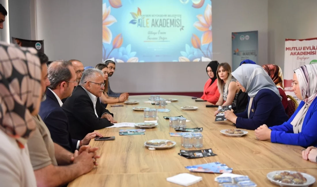 Kayseri Büyükşehir Belediyesi, toplumun en önemli yapıtaşı olan aileye yönelik