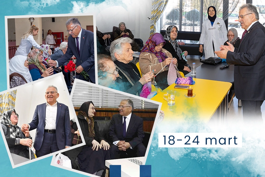 Kayseri Büyükşehir Belediye Başkanı Dr. Memduh Büyükkılıç, Yaşlılara Saygı Haftası