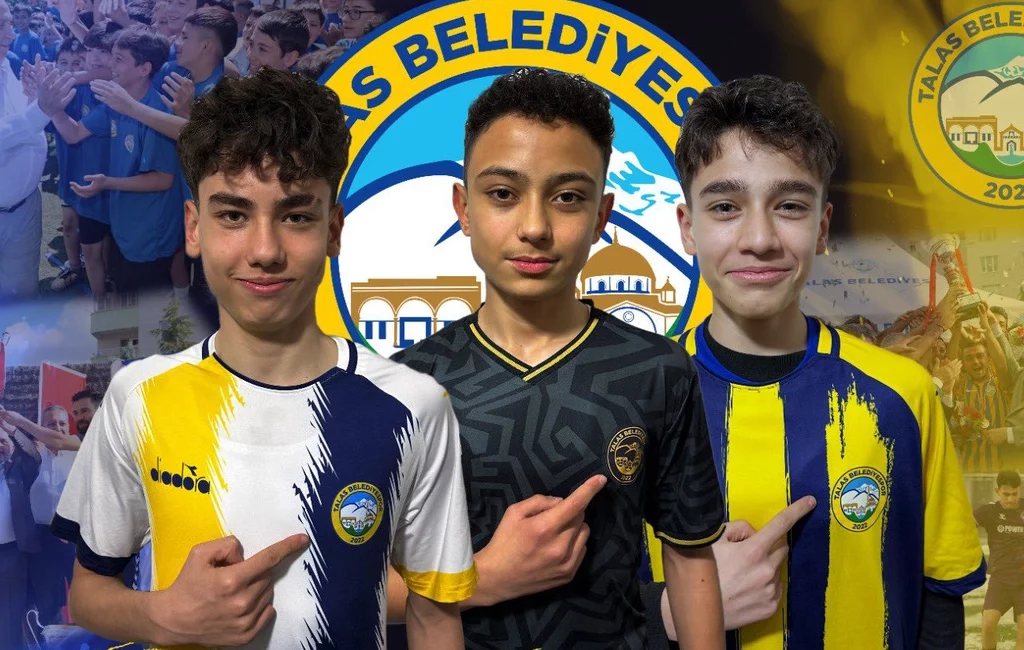 Kayseri Talas Belediyespor altyapısında yetişen üç genç futbolcu, Türkiye Futbol