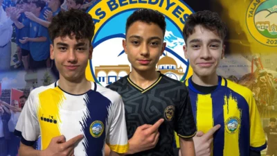 Kayseri Talas Belediyespor altyapısında yetişen üç genç futbolcu, Türkiye Futbol