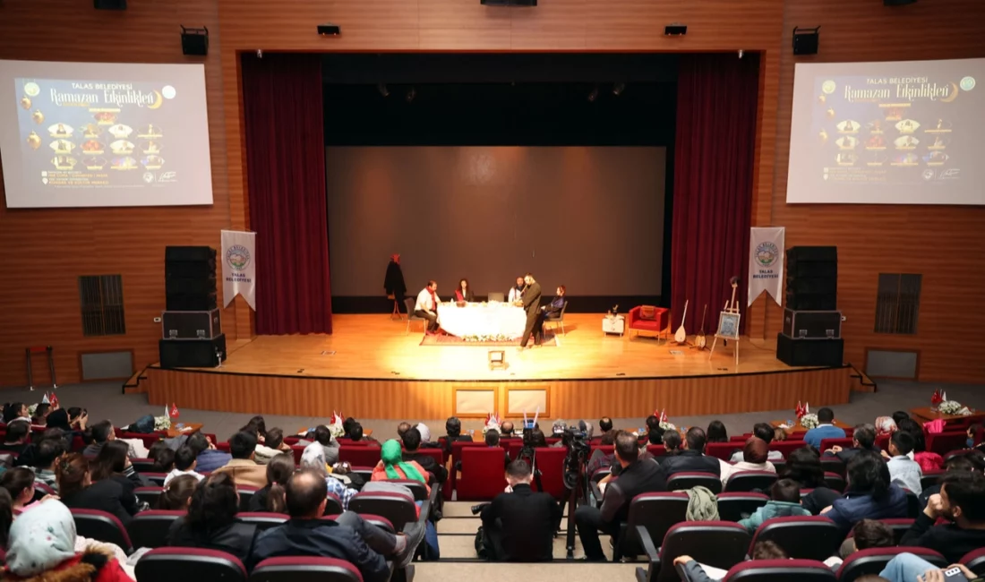 Kayseri Talas Belediyesi'nin ramazan ayına özel olarak düzenlediği kültür ve