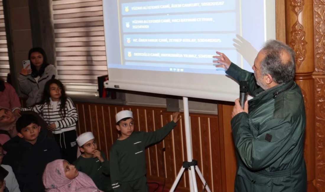 Kayseri Talas Belediyesi’nin çocukları camiye çekmek ve teravih coşkusunu birlikte