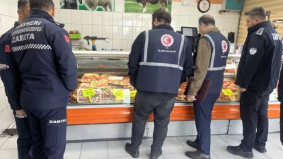 Kayseri Büyükşehir Belediyesi Zabıta Daire Başkanlığı Ramazan ayında denetimlerine devam