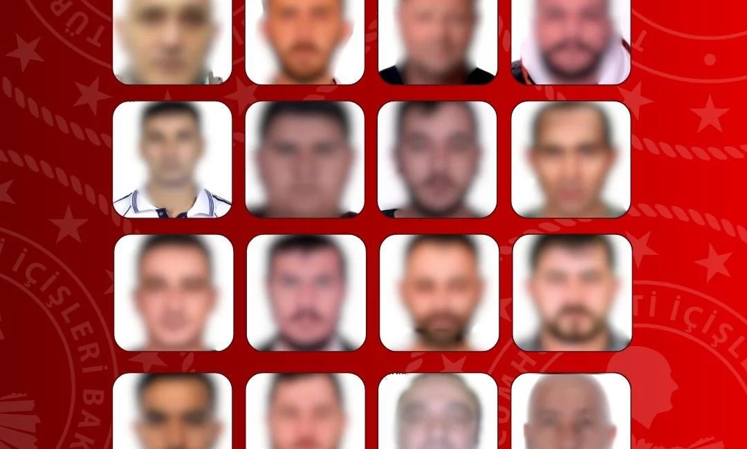 İçişleri Bakanlığı, Interpol ve Europol iş birliğiyle yürütülen operasyonda, kırmızı