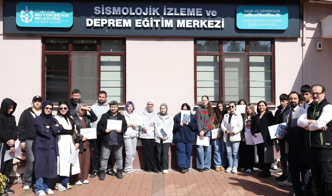 Kocaeli Büyükşehir Belediyesi bünyesinde hizmet veren Sismolojik İzleme ve Deprem