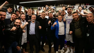 Türkiye Basketbol Ligi 27. hafta karşılaşmasında sahasında OGM Ormanspor’u konuk