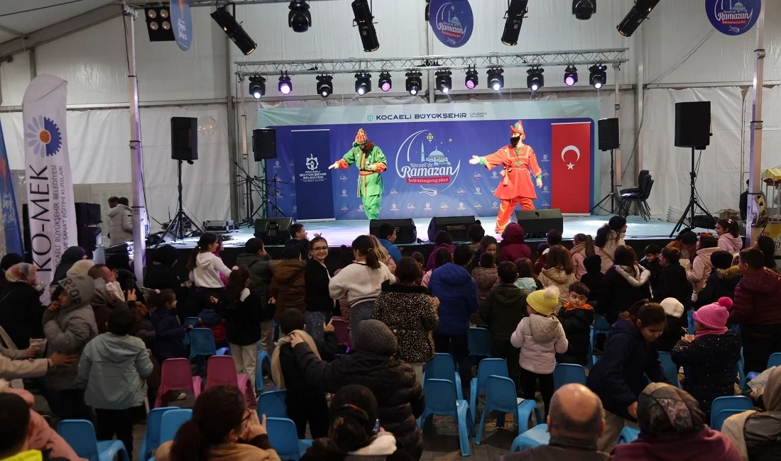 Kocaeli Büyükşehir Belediyesi, Gebze’de çocuklara unutulmaz bir Ramazan deneyimi sunmaya