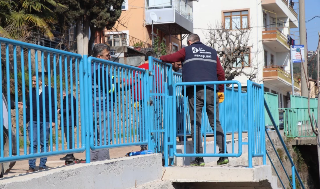 Kocaeli İzmit Belediyesi, Turgut Mahallesi’nde yapımını tamamladığı taş duvar çalışmasıyla