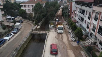 Kocaeli Büyükşehir Belediyesi, Körfez ilçesinde altyapı ve üstyapı çalışmalarını yoğun