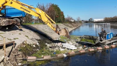 Kocaeli Büyükşehir, atıkları İzmit Körfezi’ne ulaşmadan engelliyor;