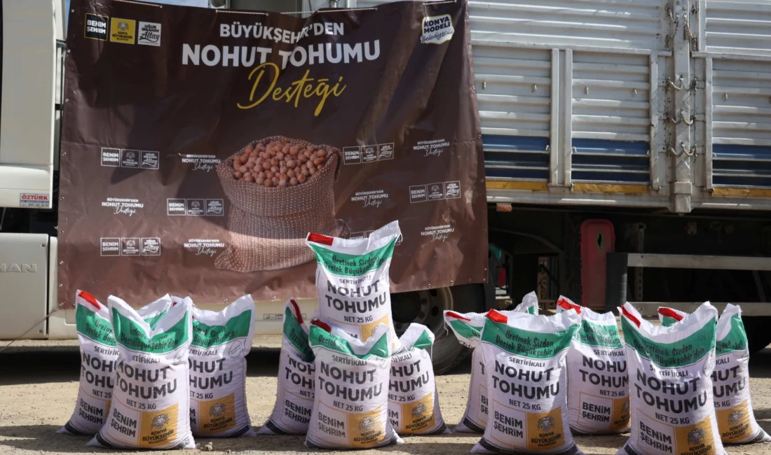 Konya Büyükşehir Belediyesi, az su isteyen ve iklim şartlarına daha