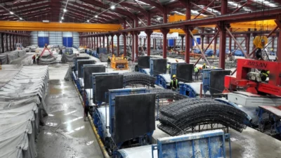 Körfezray Metro Projesi kapsamında çalışmalarını sürdüren Segment Fabrikası, bugüne kadar